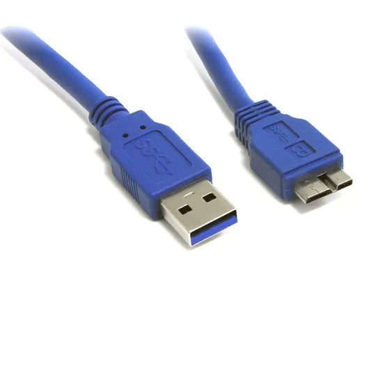 8WR CAB USB-A-B-MICRO-2M-BLUE 8Ware