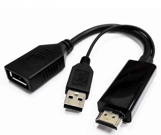 8WR CNV HDMI-M-DISPLAYPORT-F-USB 8Ware