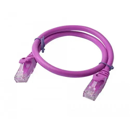 8Ware PL6A-2PUR, Cat6a UTP Ethernet Cable, 2m, Snagless Purple, 1 year warranty 8Ware