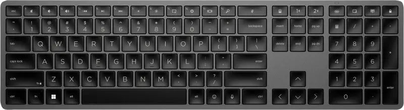 *Retail Box* HP 3Z726AA, 975 Dual Mode Keyboard, Wireless+Bluetooth, USB-A, 1 Year Warranty Hewlett-Packard