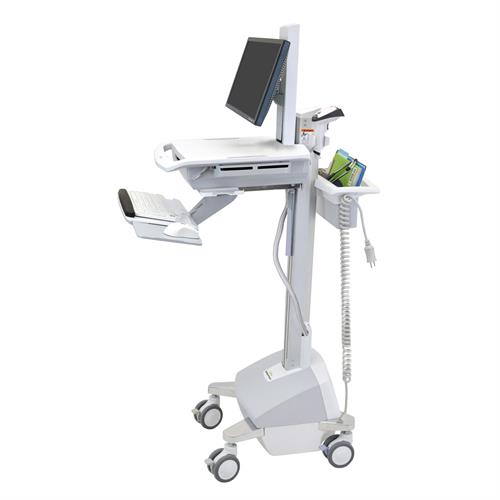 Ergotron StyleView Cart with LCD Pivot, LCD Arm Options, LiFe Powered