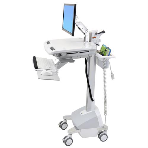 Ergotron StyleView Cart with LCD Pivot, LCD Arm Options, LiFe Powered