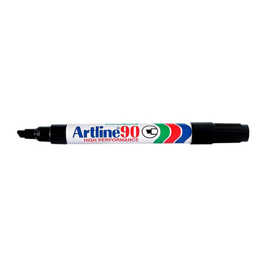 Artline 90 Permanent Marker Black Bx12