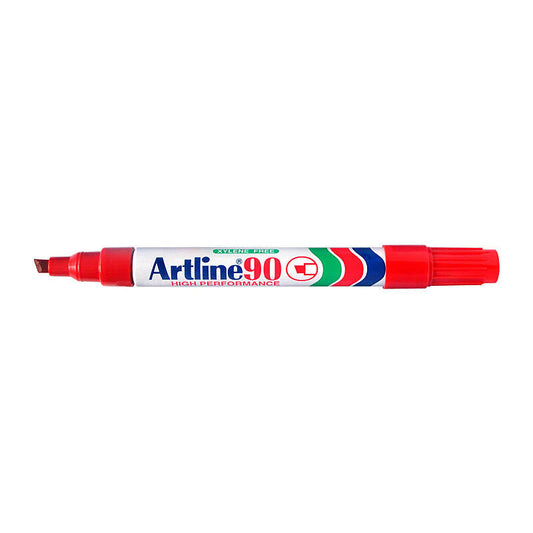 Artline 90 Permanent Marker Red Bx12