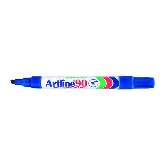 Artline 90 Permanent Marker Blue Bx12