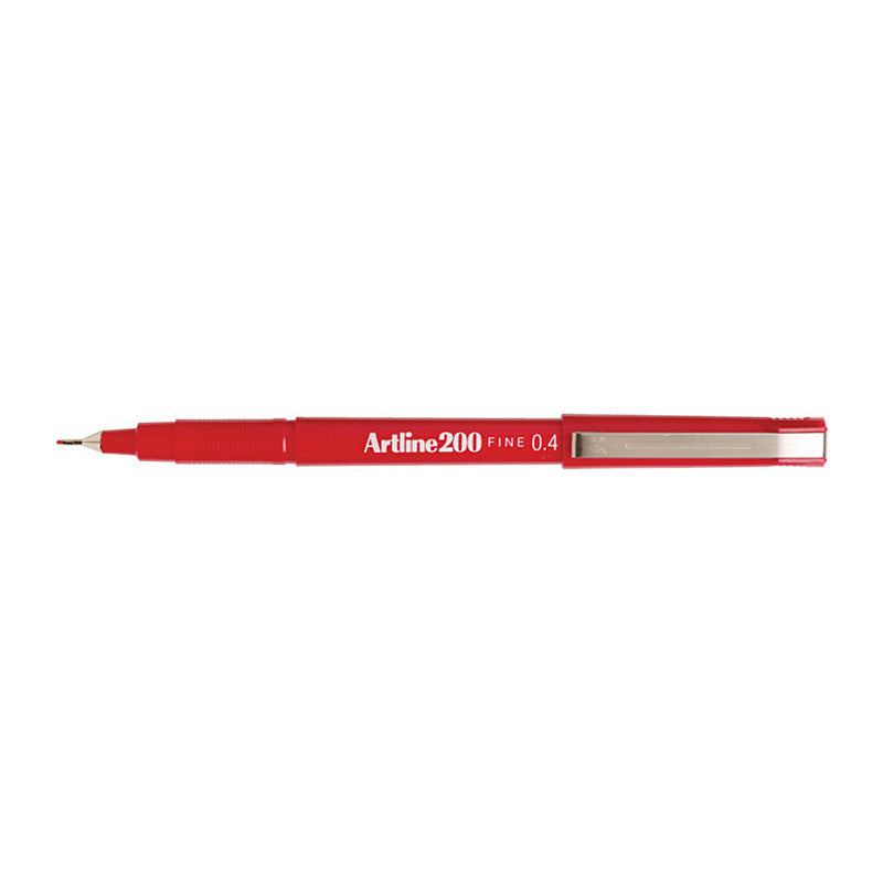 Artline 200 Fline Pen Red Bx12 | Conford IT