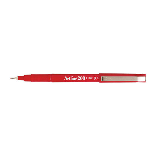 Artline 200 Fline Pen Red Bx12 | Conford IT