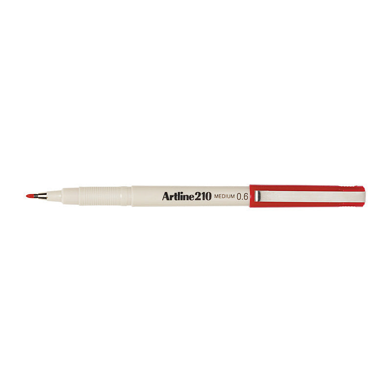 Artline 210 Pen 0.6mm Red Bx12 | Conford IT