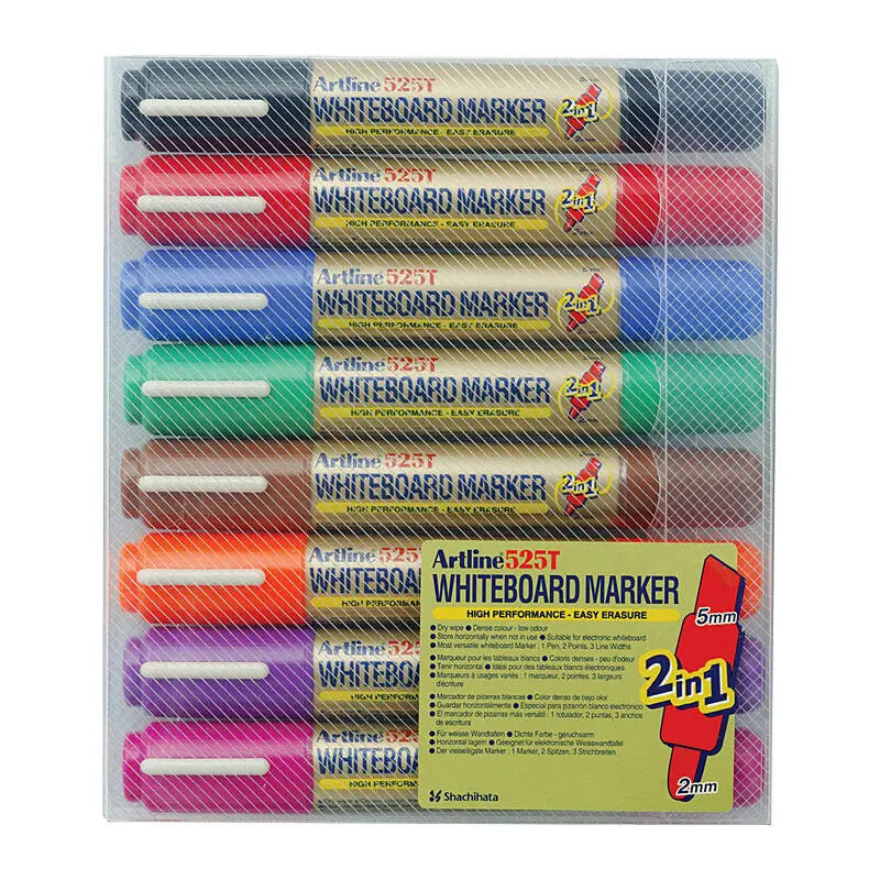 Artline 525T Dual W/B Mkr Wlt8 Artline