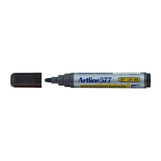 Artline 577 W/Bd Mrkr Blk Bx12 Artline