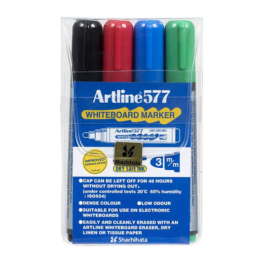Artline 577 W/Brd Mkr Ast Wlt4 Artline