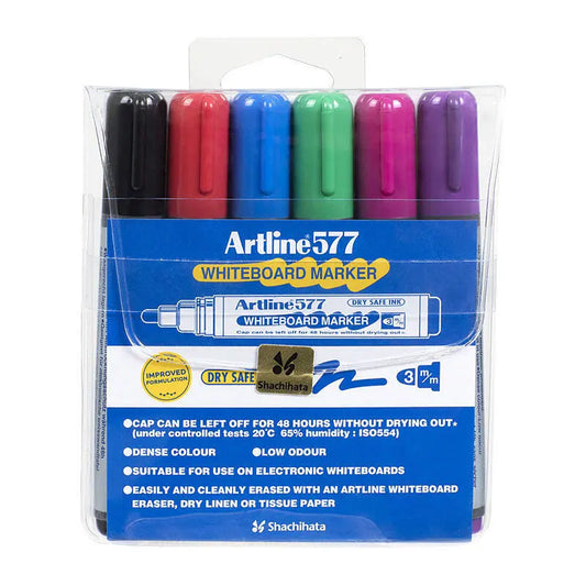 Artline 577 W/Brd Mkr Ast Wlt6 Artline