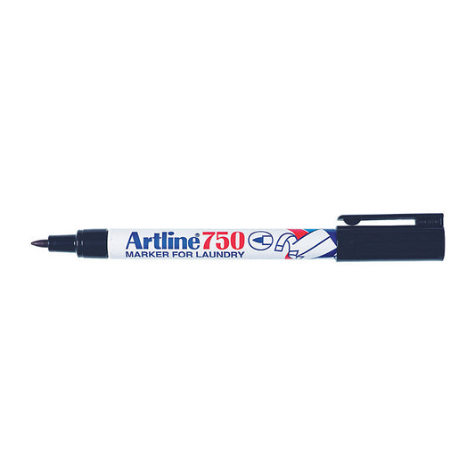 Artline 750 Laundry Marker Black Bx 12