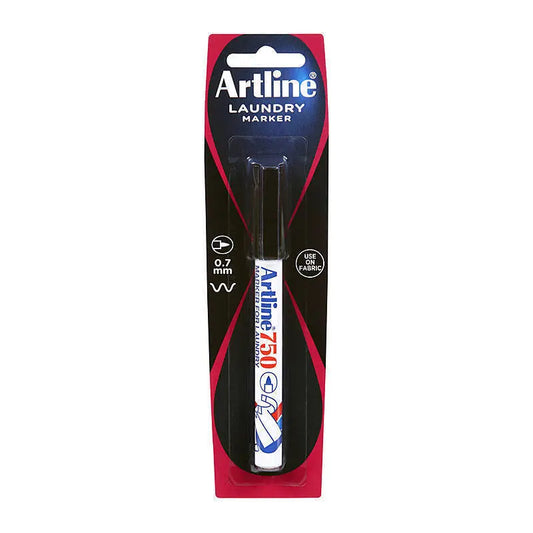 Artline 750 Lndry Mkr Blk HS Artline