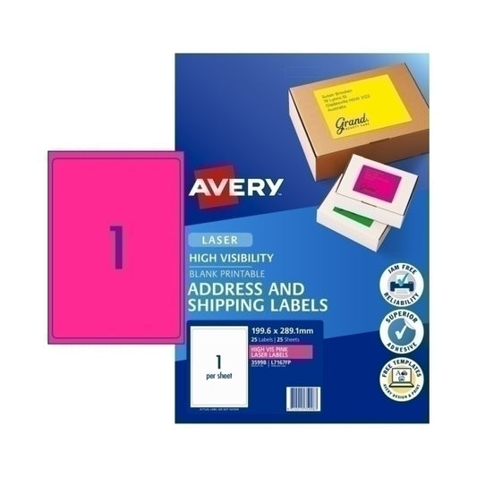 Avery Shipping Label L7167FP Pk 1UP