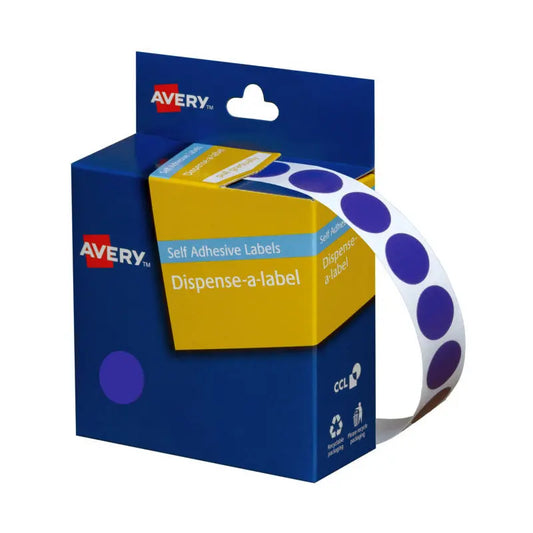 Avery Disp 14mm Blue Roll1050 Avery