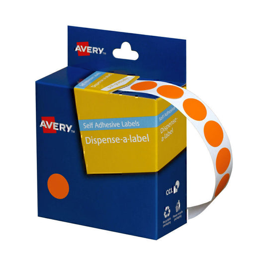 Avery Dispenser Orange 14mm Roll 1050 | Conford IT