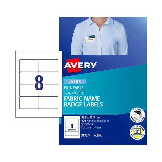 Avery Laser Lbl L7418 8Up Pk15 Avery