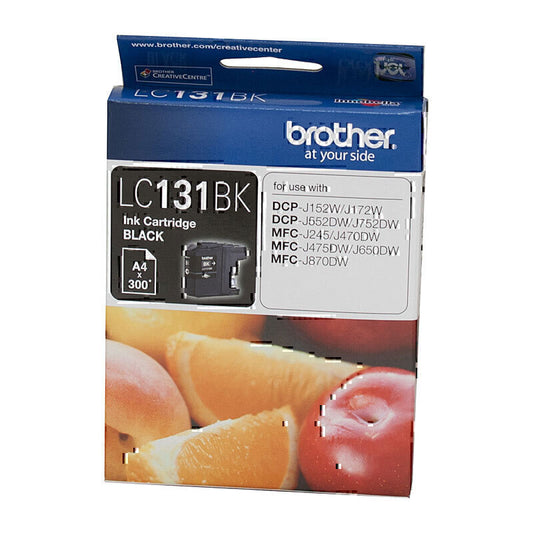 Brother LC131 Black Ink Cart | Conford IT