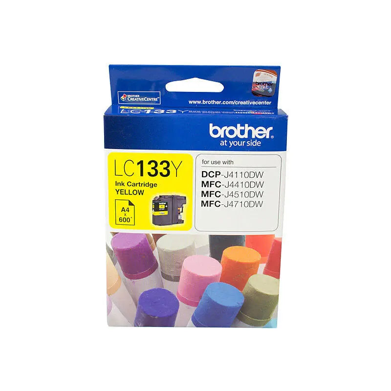 Brother LC133 Yellow Ink Cart Brother