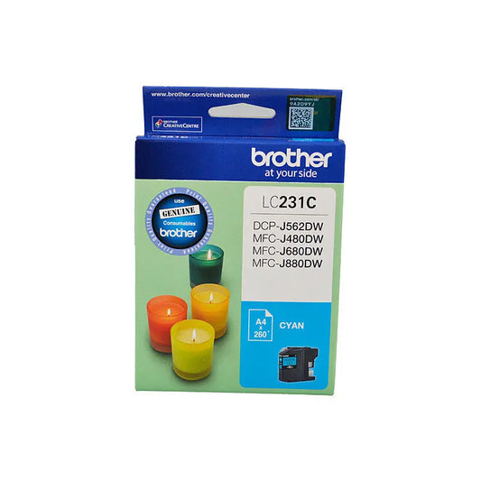 Brother LC231 Cyan Ink Cart Brother