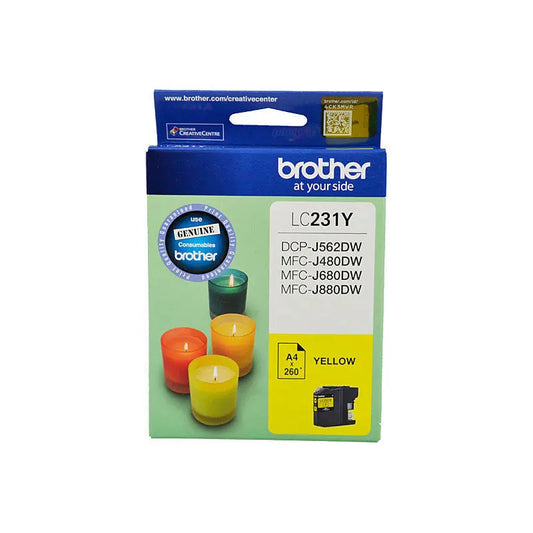 Brother LC231 Yellow Ink Cart Brother
