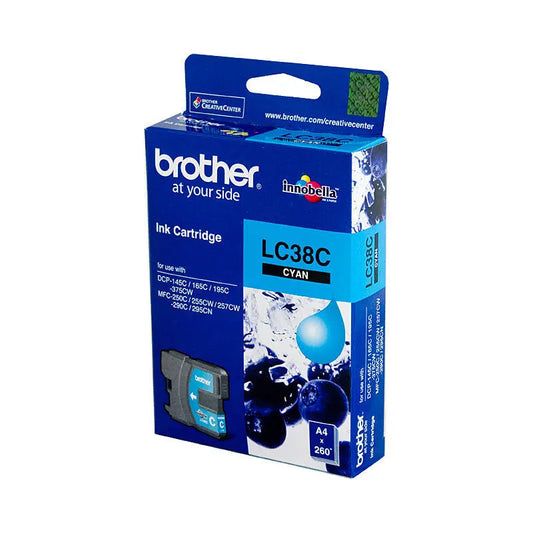 Brother LC38 Cyan Ink Cart Brother