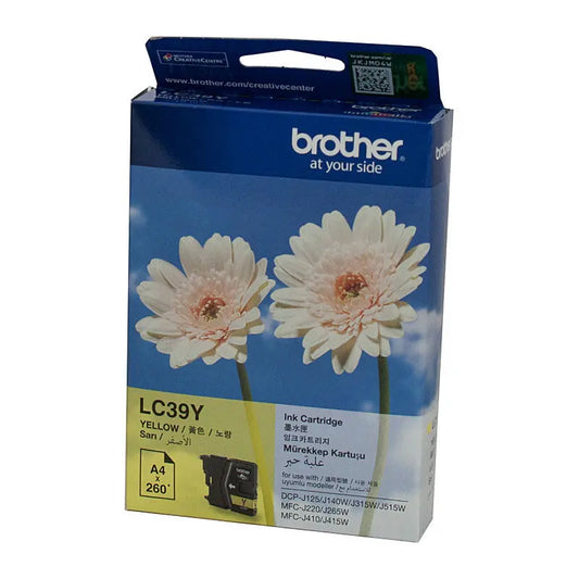 Brother LC39 Yellow Ink Cart Brother