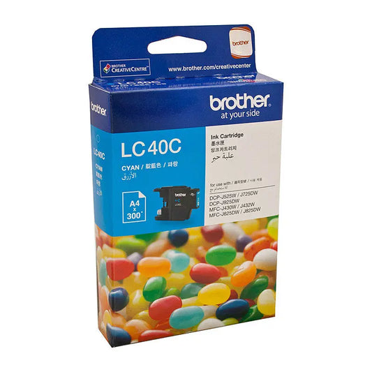 Brother LC40 Cyan Ink Cart Brother