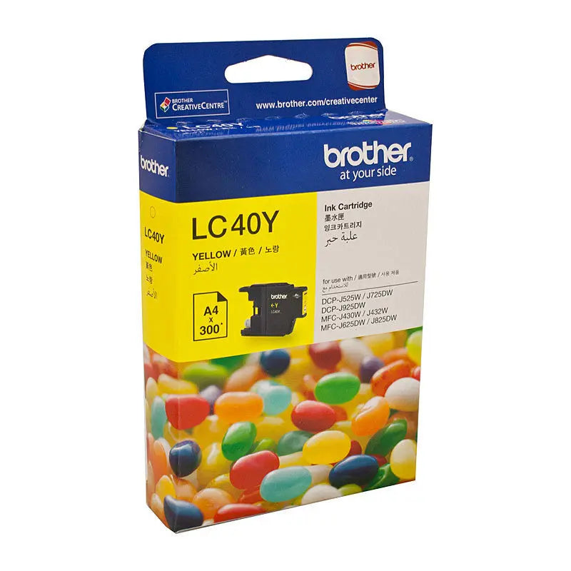 Brother LC40 Yellow Ink Cart Brother
