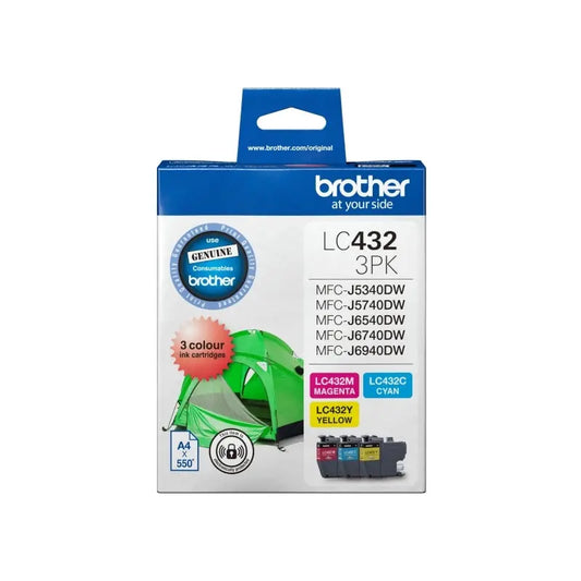 Brother LC432 CMY Colour Pk Brother