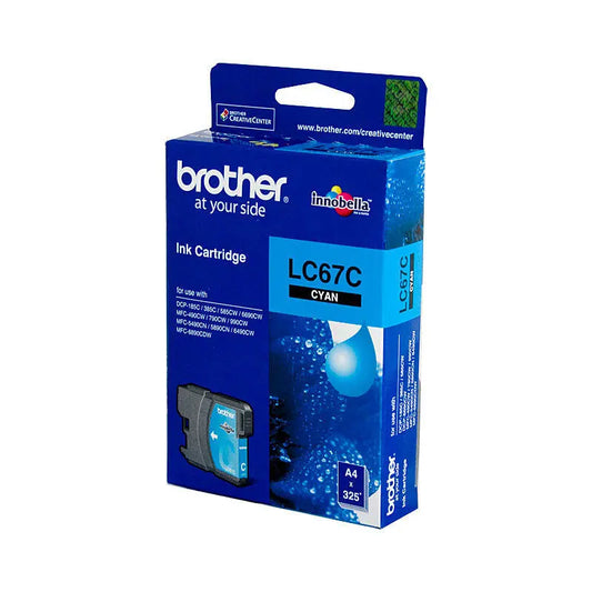 Brother LC67 Cyan Ink Cart Brother