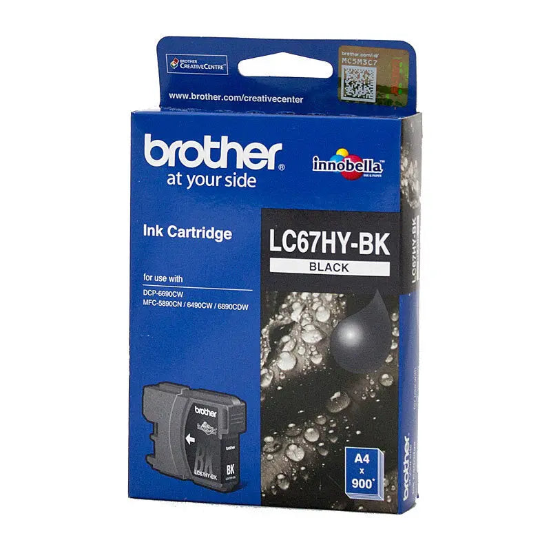 Brother LC67 Black HY Ink Cart Brother