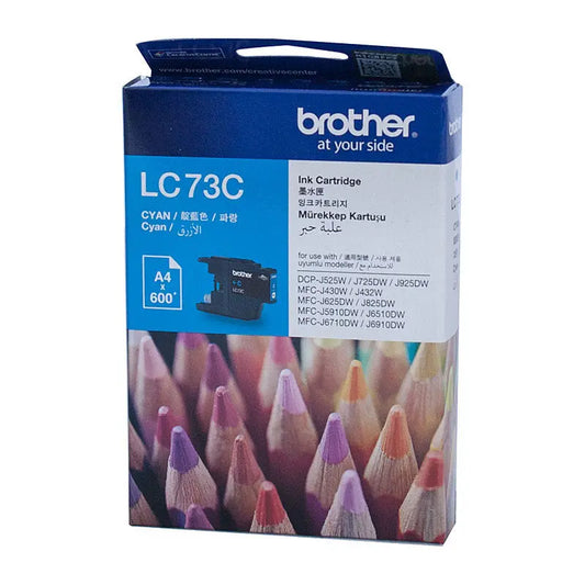 Brother LC73 Cyan Ink Cart Brother