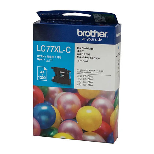 Brother LC77XL Cyan Ink Cart Brother