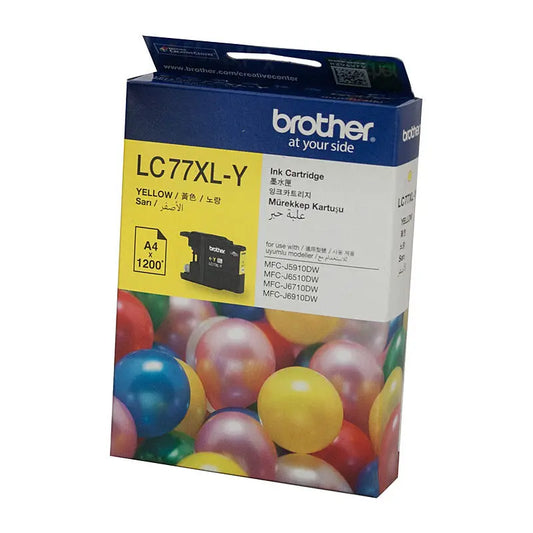 Brother LC77XL Yellow Ink Cart Brother