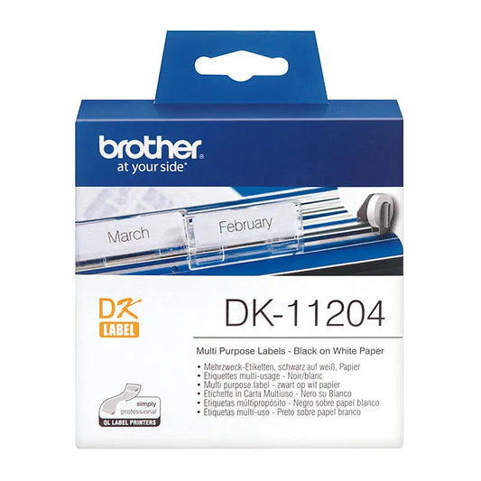 Brother DK11204 White Label Brother