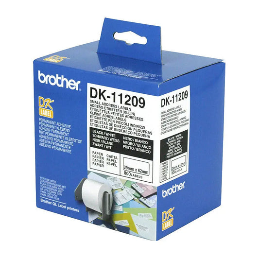 Brother DK11209 White Label Brother