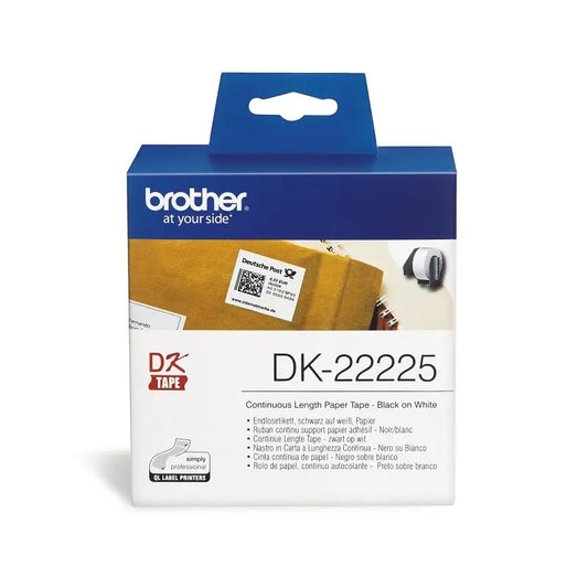 Brother DK22225 White Roll Brother