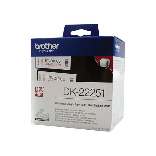 Brother DK22251 White Roll Brother