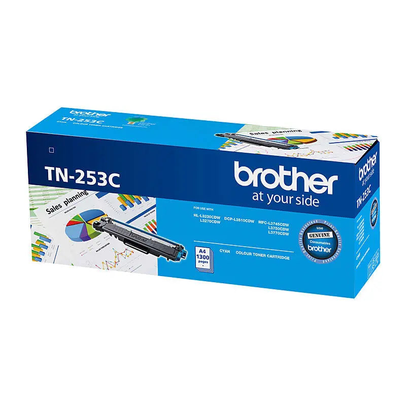 Brother TN253 Cyan Toner Cart Brother