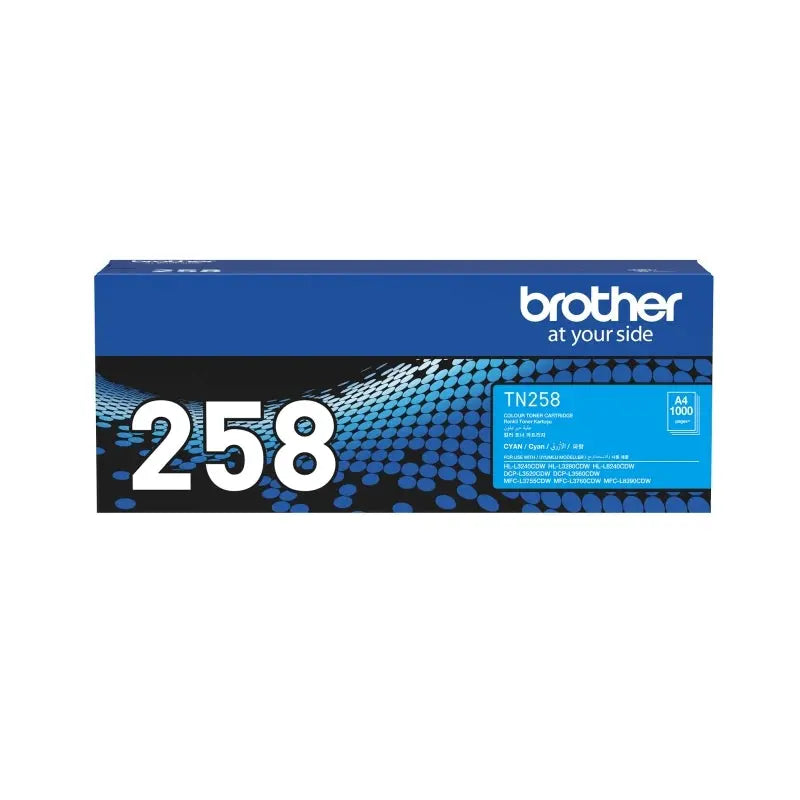 Brother TN258 Cyan Toner Cart Brother