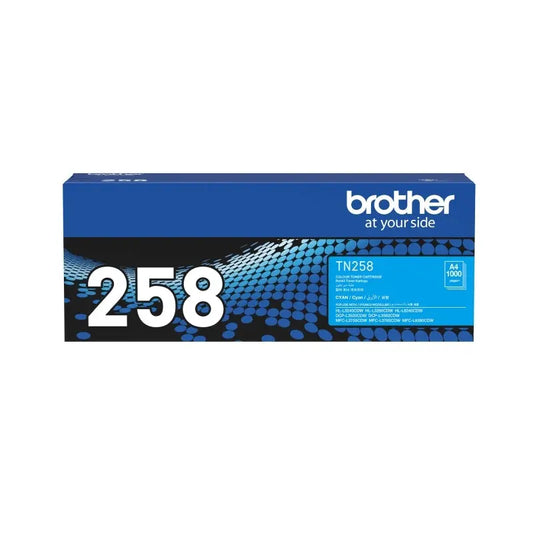 Brother TN258 Cyan Toner Cart Brother