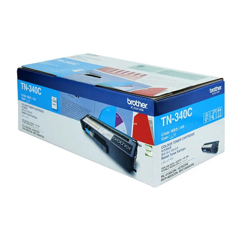 Brother TN340 Cyan Toner Cart Brother
