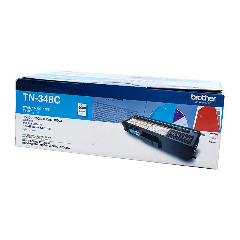 Brother TN348 Cyan Toner Cart Brother