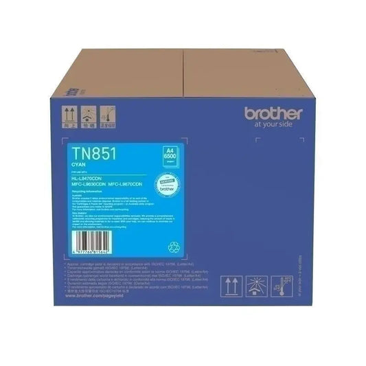 Brother TN851 Cyan Toner Cart Brother