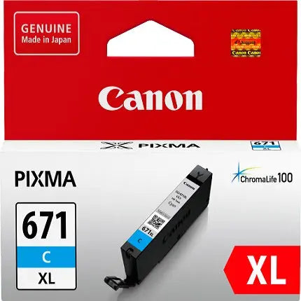 Canon HC Cyan Ink Tank - CLI671XLC Canon