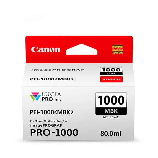 Canon PFI1000 Mat Blk Ink Cart Canon
