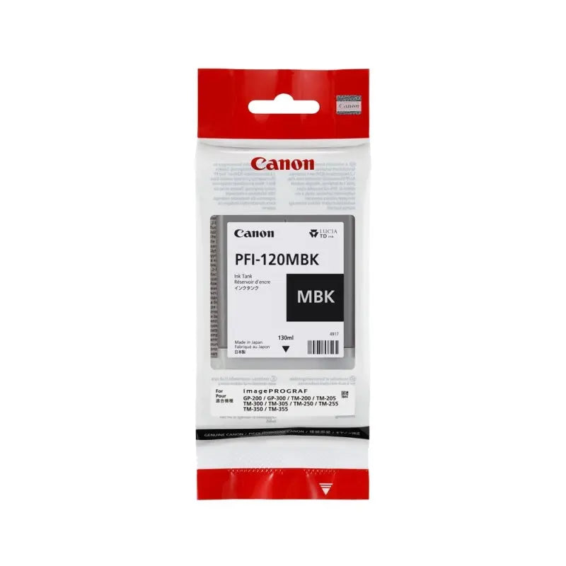Canon PFI120 Matte Black Ink Canon
