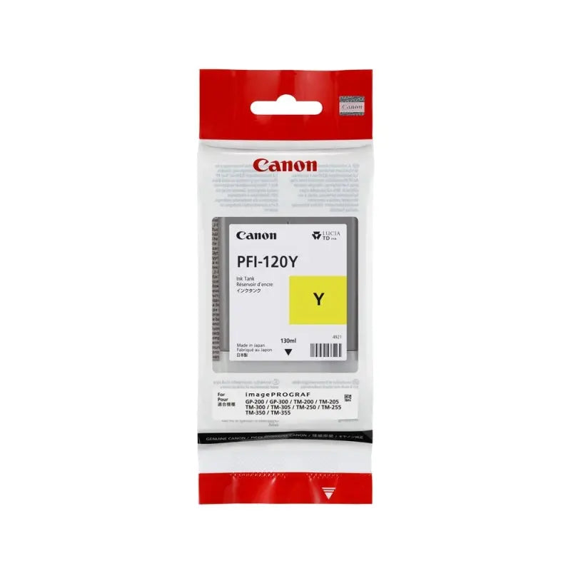 Canon PFI120 Yellow Ink Canon